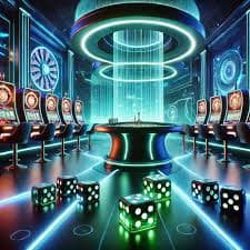 Casino table game interface displayed on a mobile phone screen
